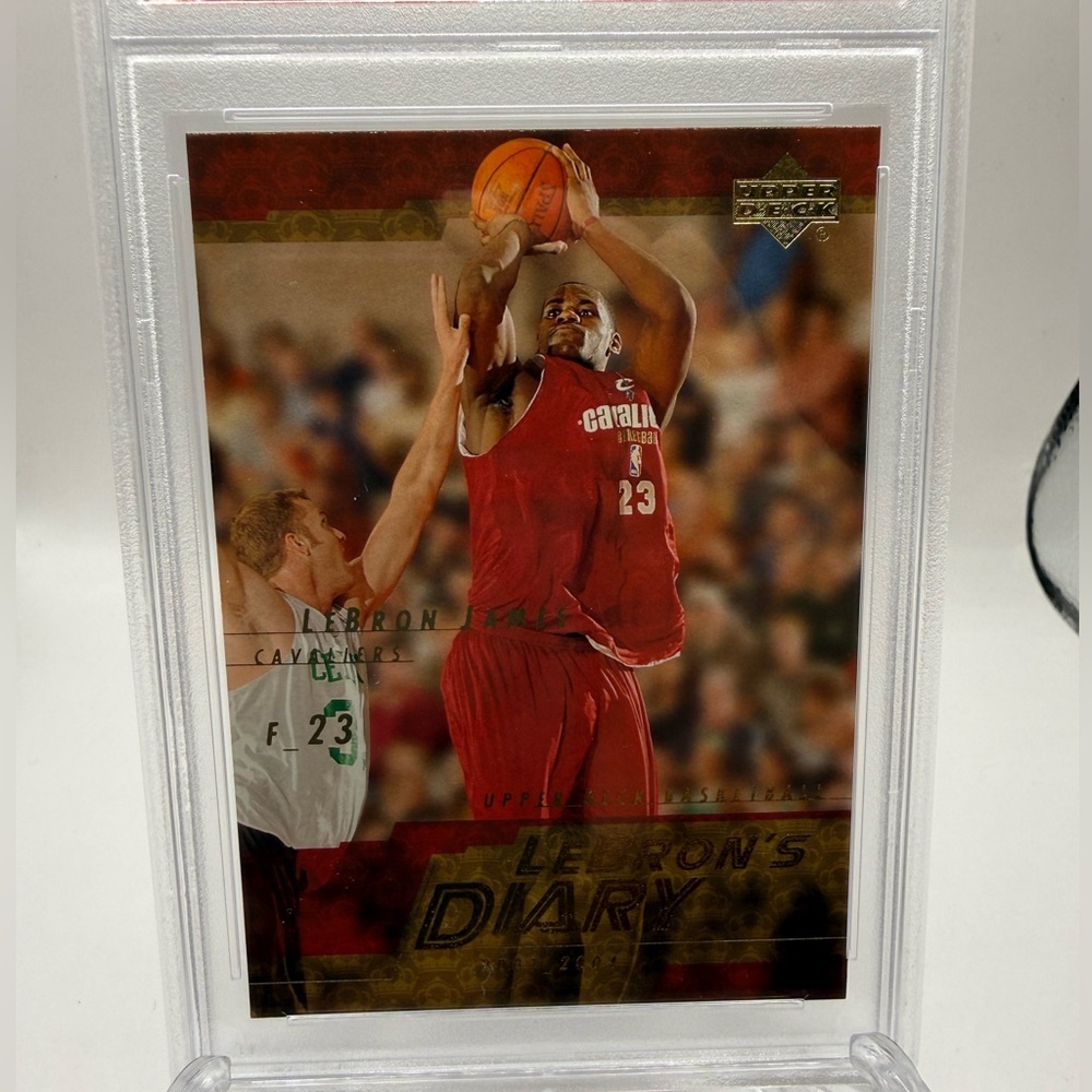 2003 Upper Deck LeBron's Diary Lebron James #LJ7 Basketball PSA 9 Mint - Picture 3 of 6